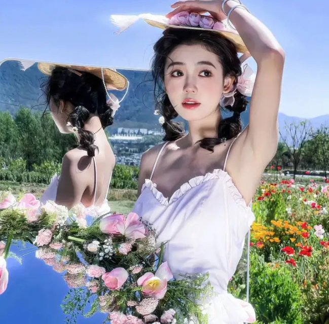 她在这里海报